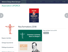 Tablet Screenshot of antennecliniquebrestquimper.com